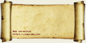 Justin Mečanin vizit kartica